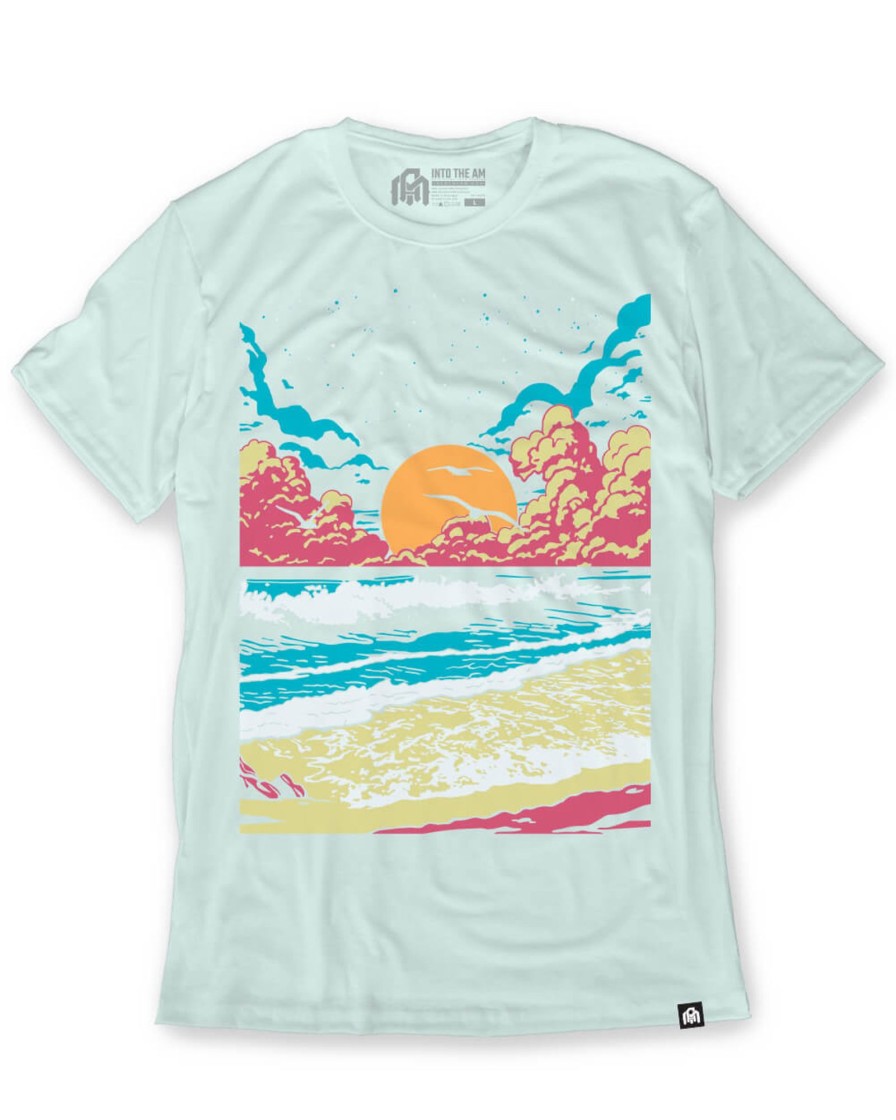 Tops INTO THE AM | Tangerine Tides Ii Tee Light Blue