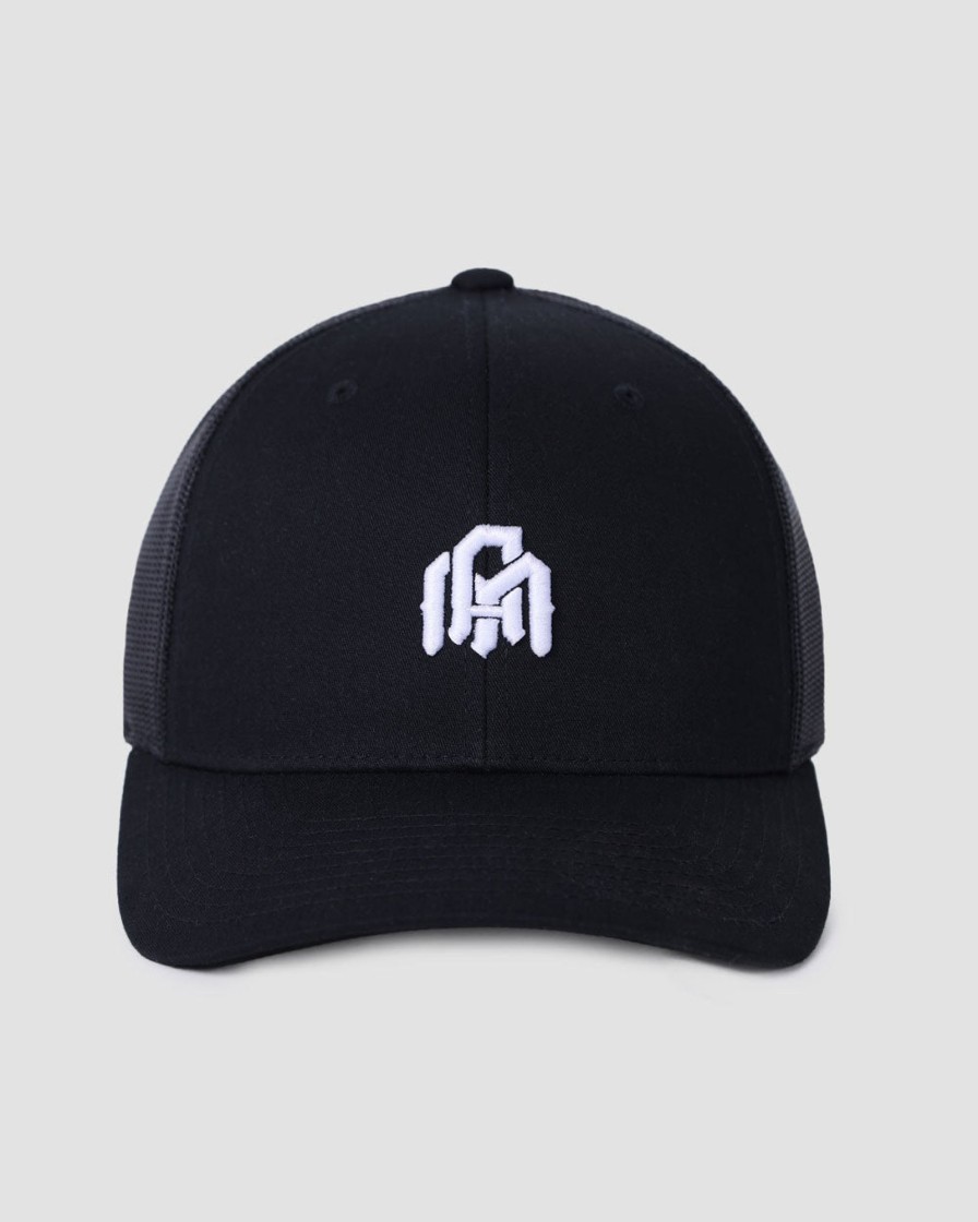 Accessories INTO THE AM | Basic Am Trucker Hat Black