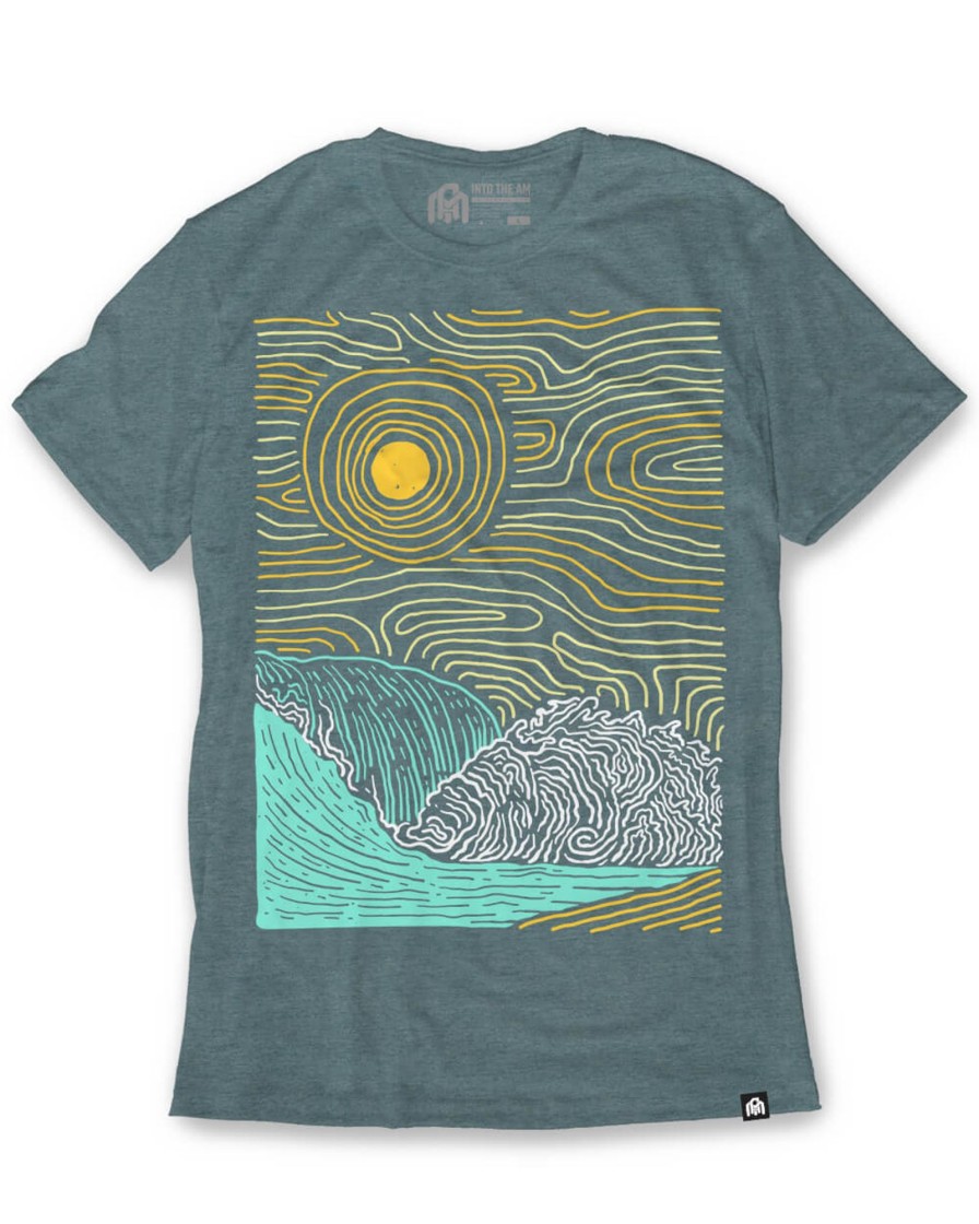 Tops INTO THE AM | Coastal View Tee Indigo