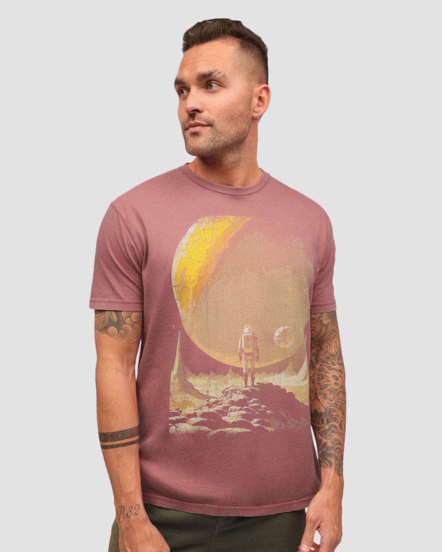 Tops INTO THE AM | Intergalactic Vintage Tee Vintage Mauve