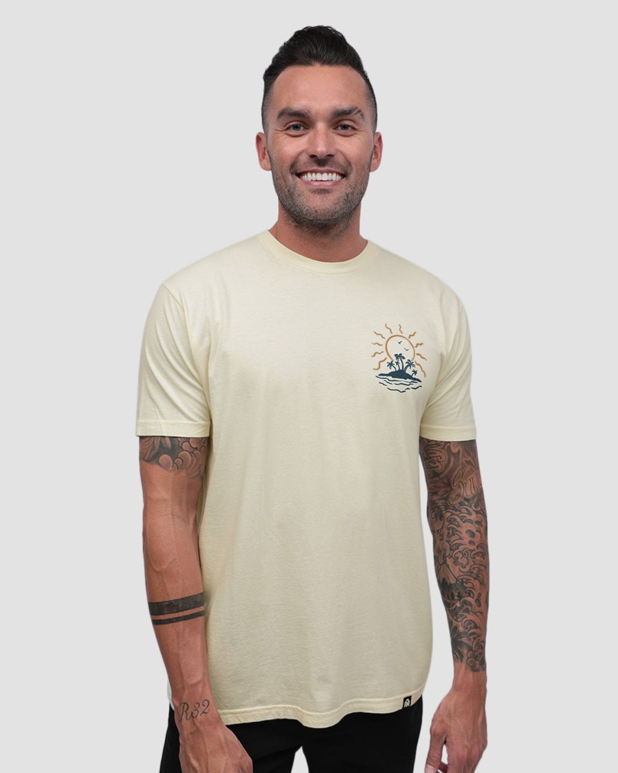 Tops INTO THE AM | Coastal Blend Vintage Tee Vintage Natural