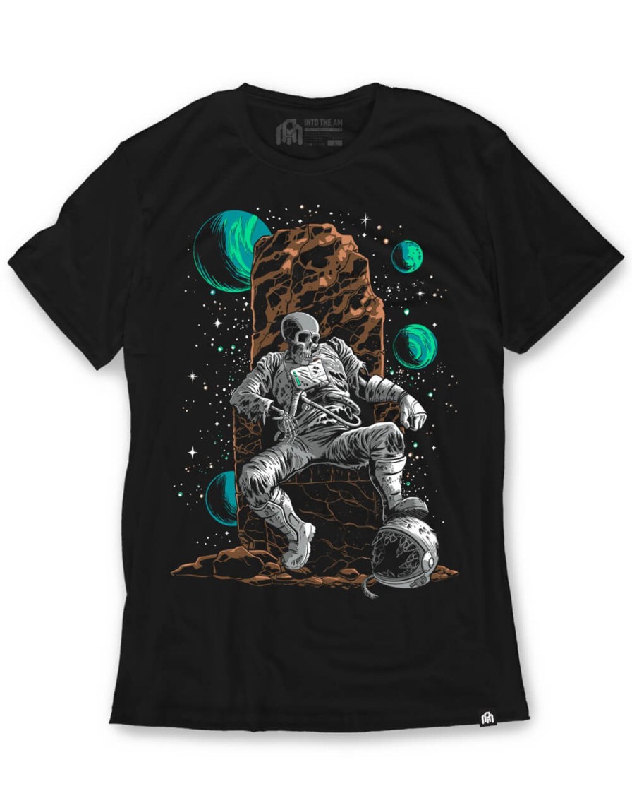 Tops INTO THE AM | Galactic Reign Tee Black