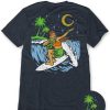 Tops INTO THE AM | Twilight Surf Tee Navy