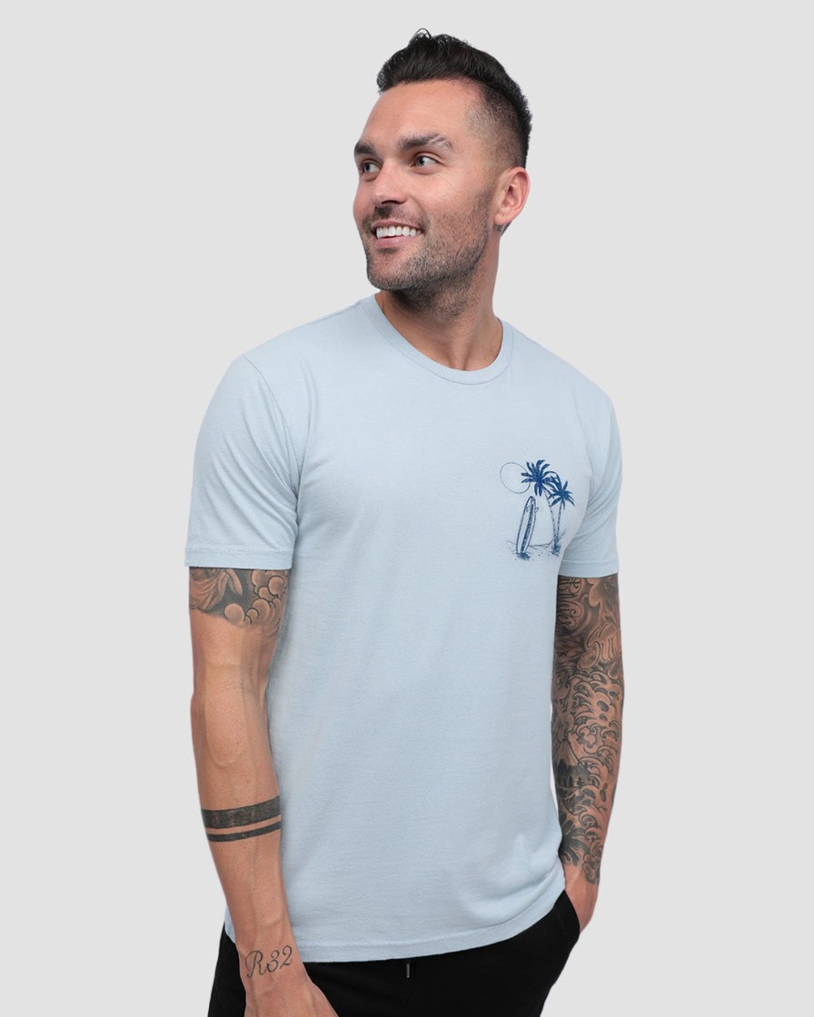 Tops INTO THE AM | Surf Life Vintage Tee Vintage Stonewash Denim