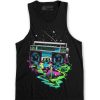 Tops INTO THE AM | Cosmic Beats Tank Black