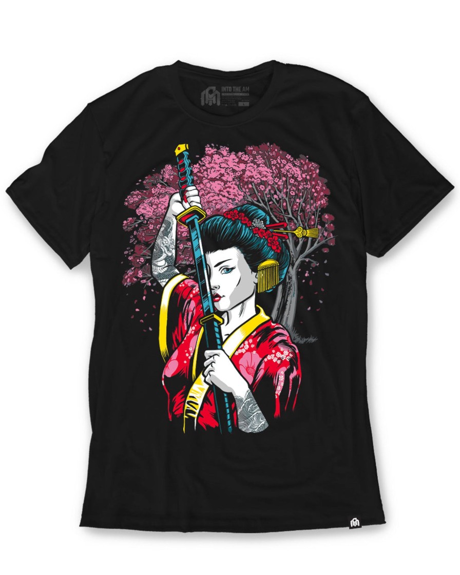 Tops INTO THE AM | Geisha'S Revenge Tee Black