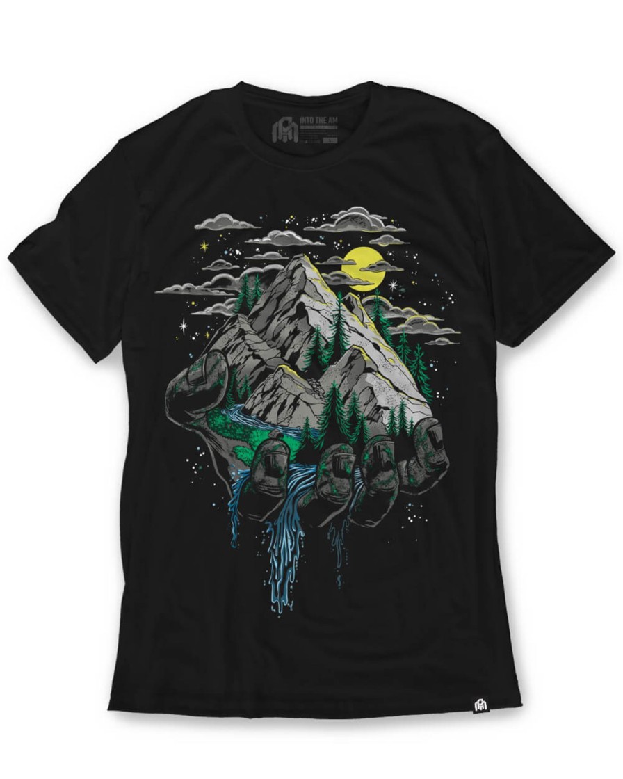 Tops INTO THE AM | Nature'S Grasp Tee Black