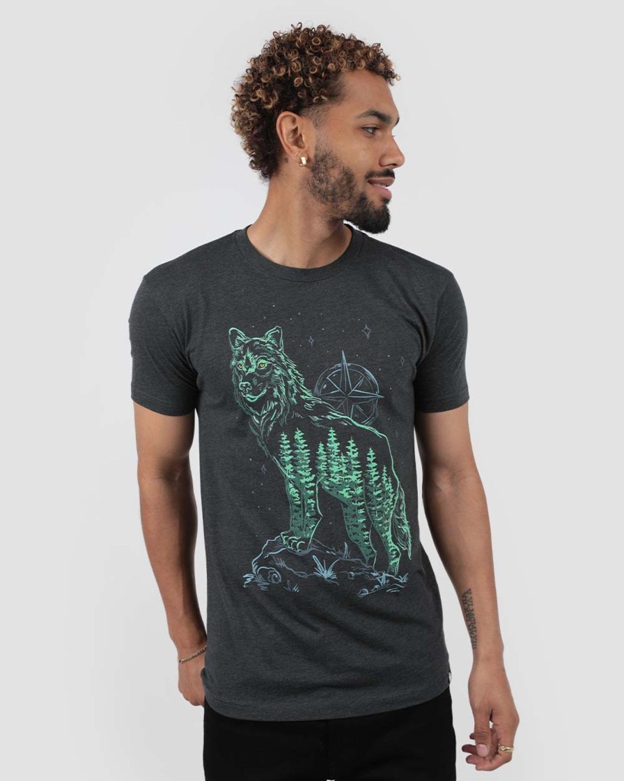 Tops INTO THE AM | Feral Forest Tee Charcoal