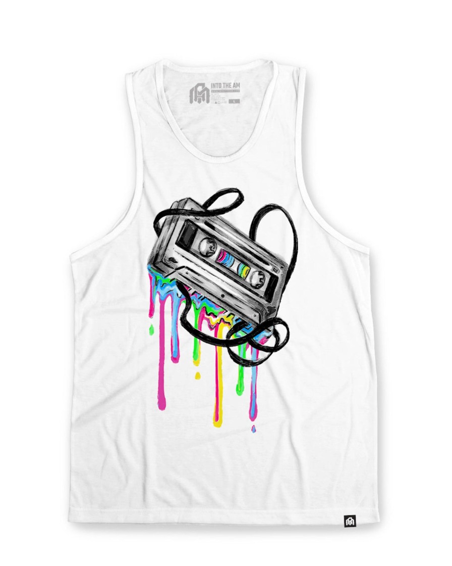 Tops INTO THE AM | Mixtape Tank White