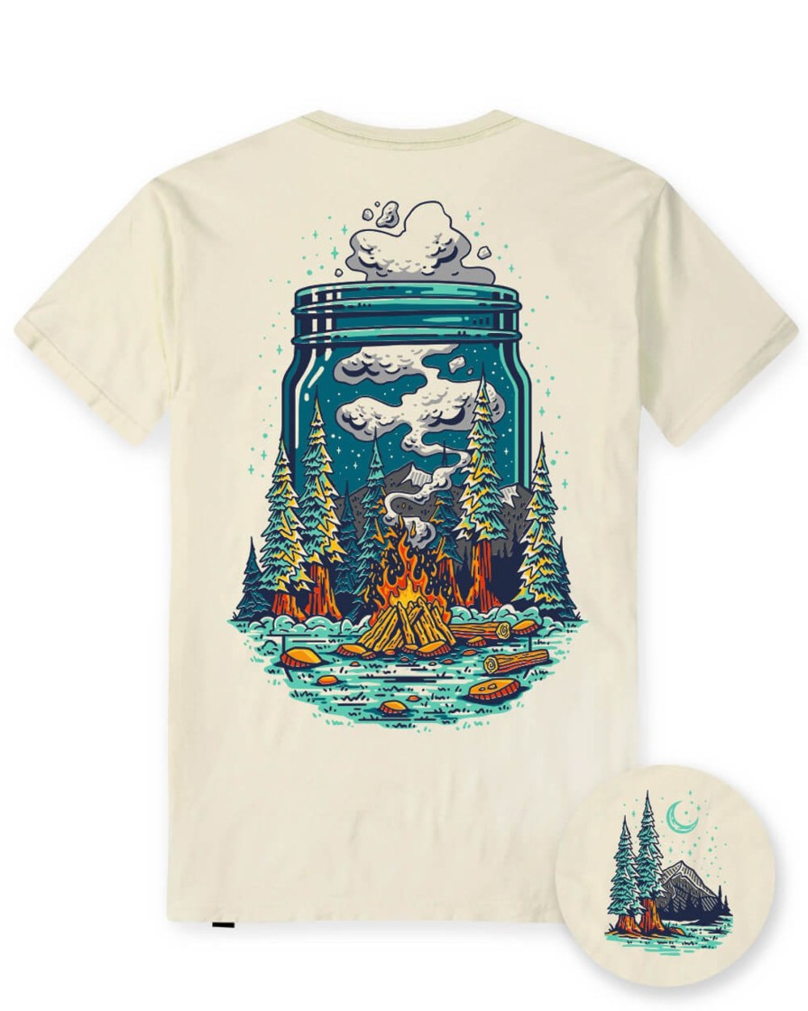 Tops INTO THE AM | Wild Retreat Vintage Tee Vintage Natural