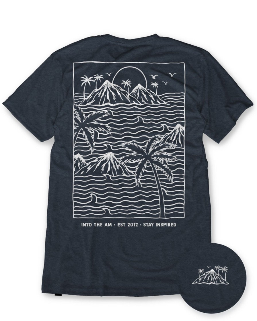 Tops INTO THE AM | Summer Islands Tee Navy