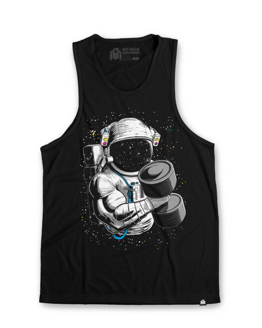 Tops INTO THE AM | Astro Pump Tank Black