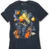 Tops INTO THE AM | Nebula Novels Tee Navy