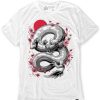 Tops INTO THE AM | Blossom Dragon Tee White