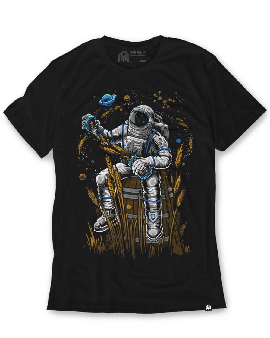 Tops INTO THE AM | Galactic Harvest Tee Black