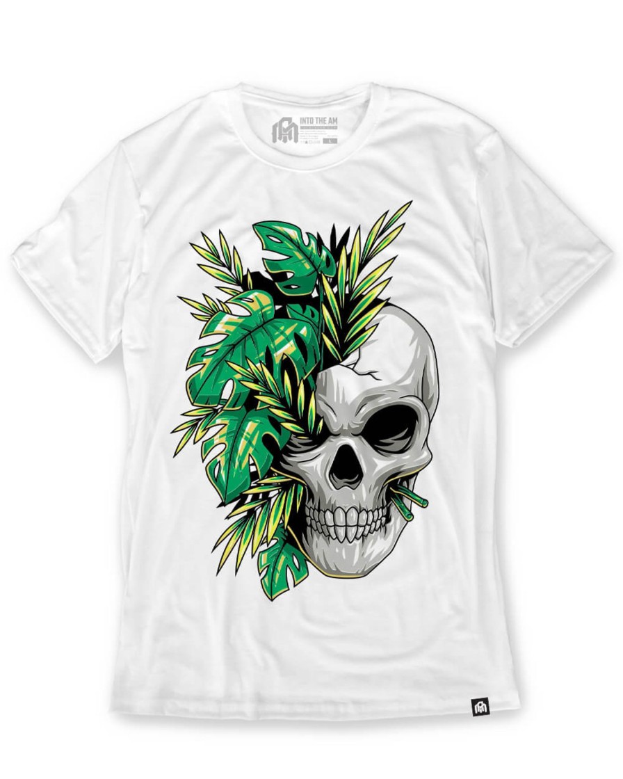 Tops INTO THE AM | Tropical Decay Tee White