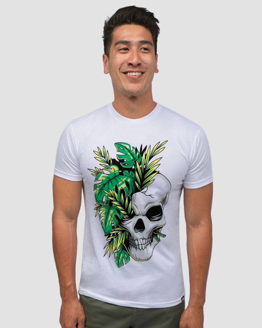 Tops INTO THE AM | Tropical Decay Tee White