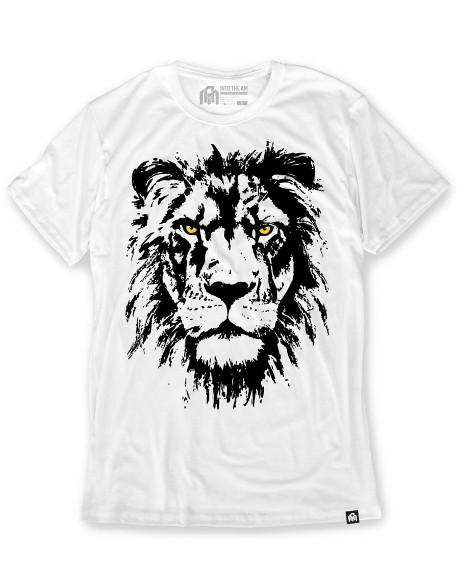 Tops INTO THE AM | Lion Vision Tee White