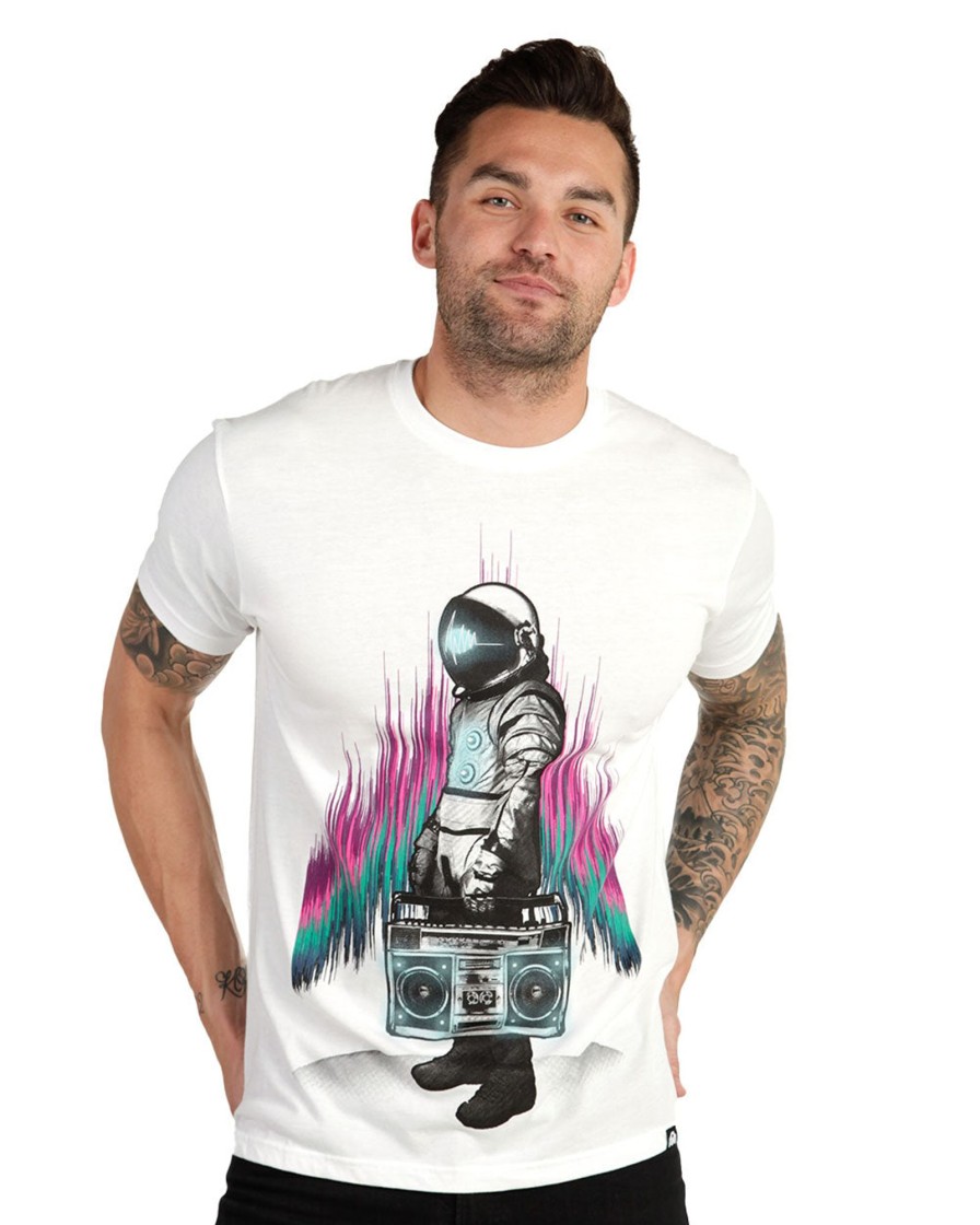 Tops INTO THE AM | Astroblaster Tee White