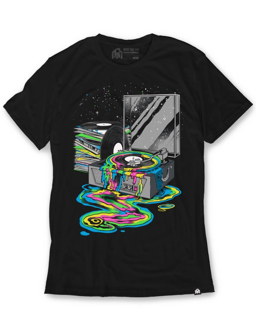 Tops INTO THE AM | Galactic Grooves Tee Black