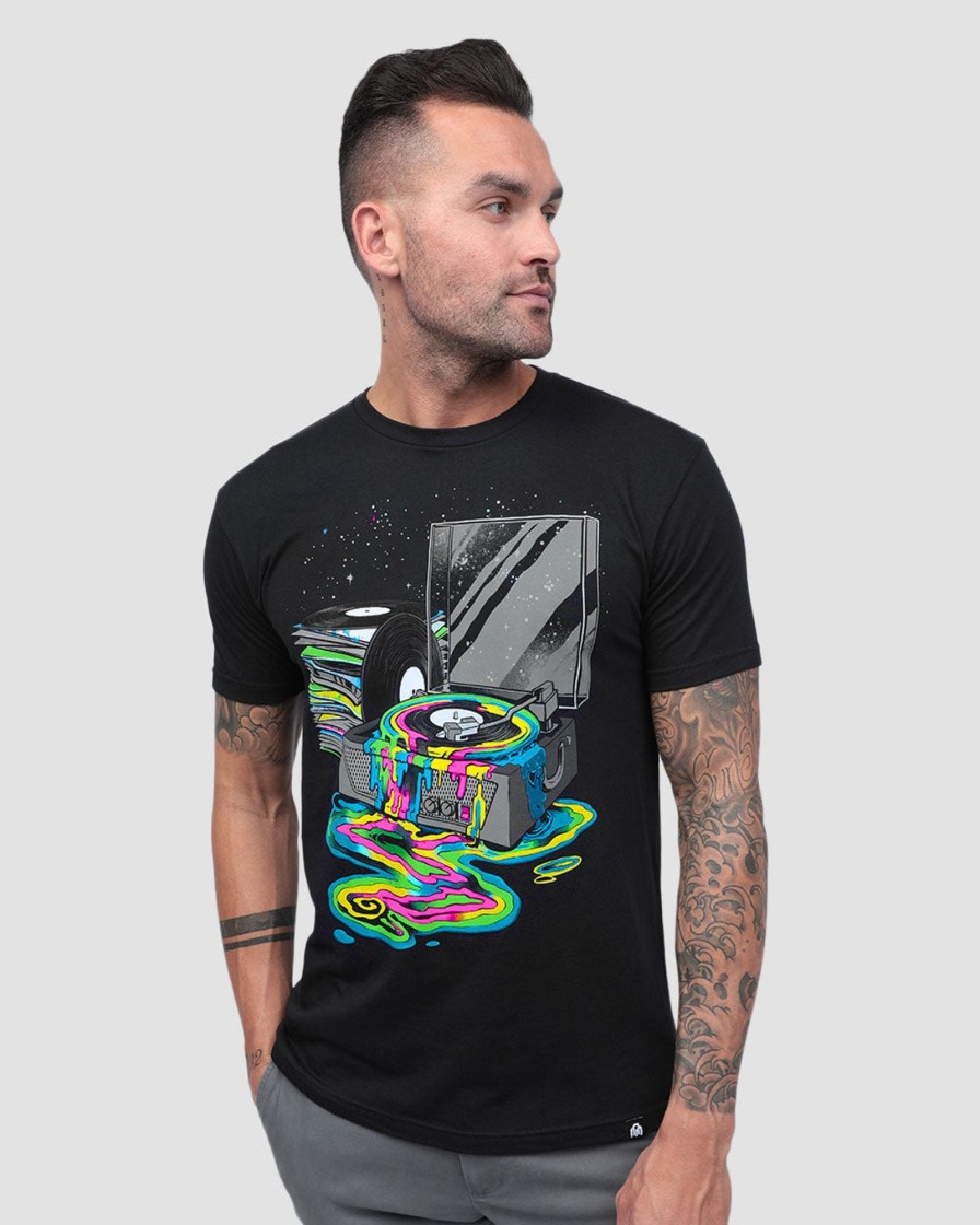 Tops INTO THE AM | Galactic Grooves Tee Black