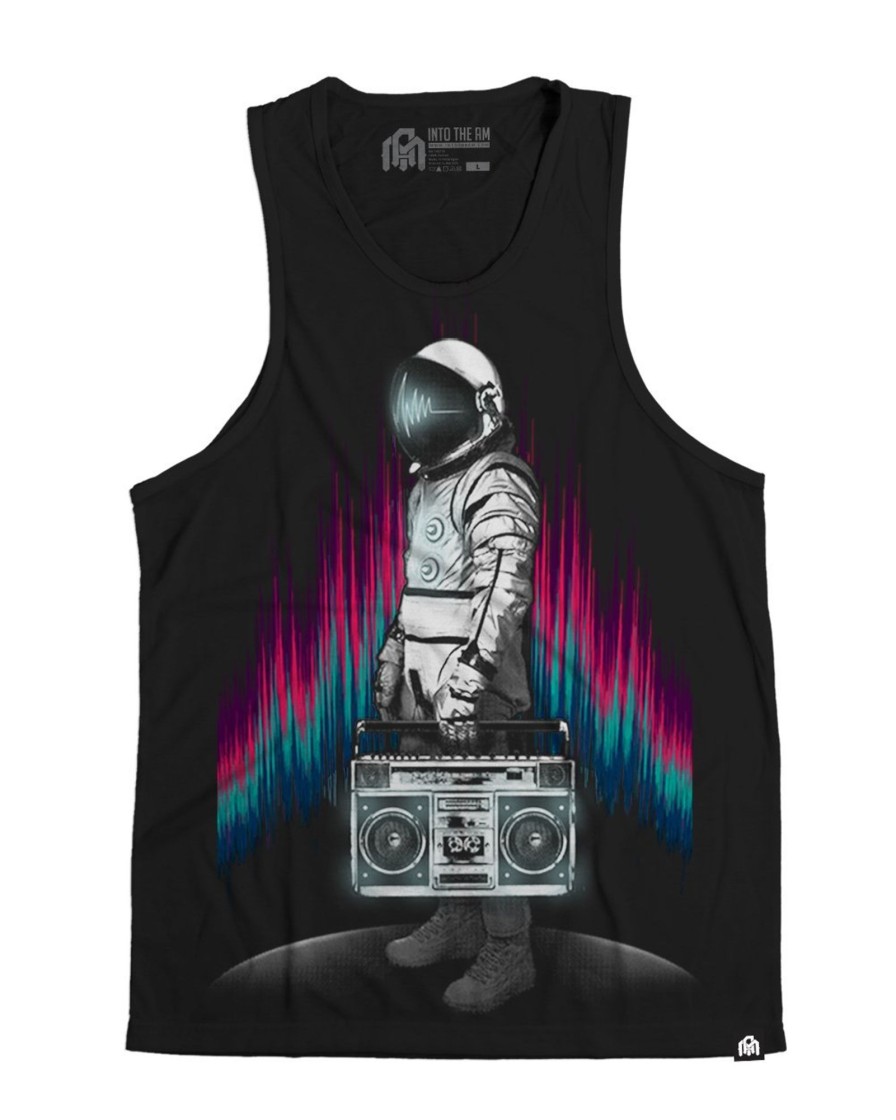 Tops INTO THE AM | Astroblaster Tank Black