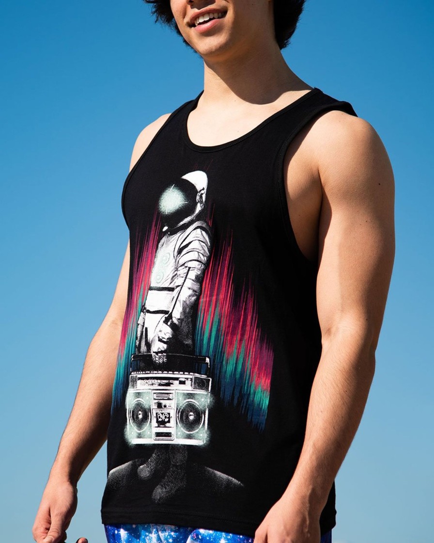 Tops INTO THE AM | Astroblaster Tank Black