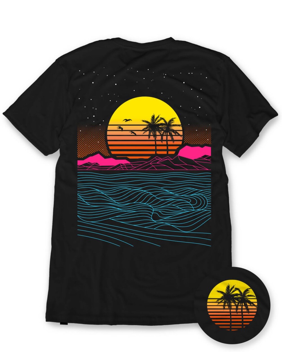 Tops INTO THE AM | Meta Beach Ii Tee Black