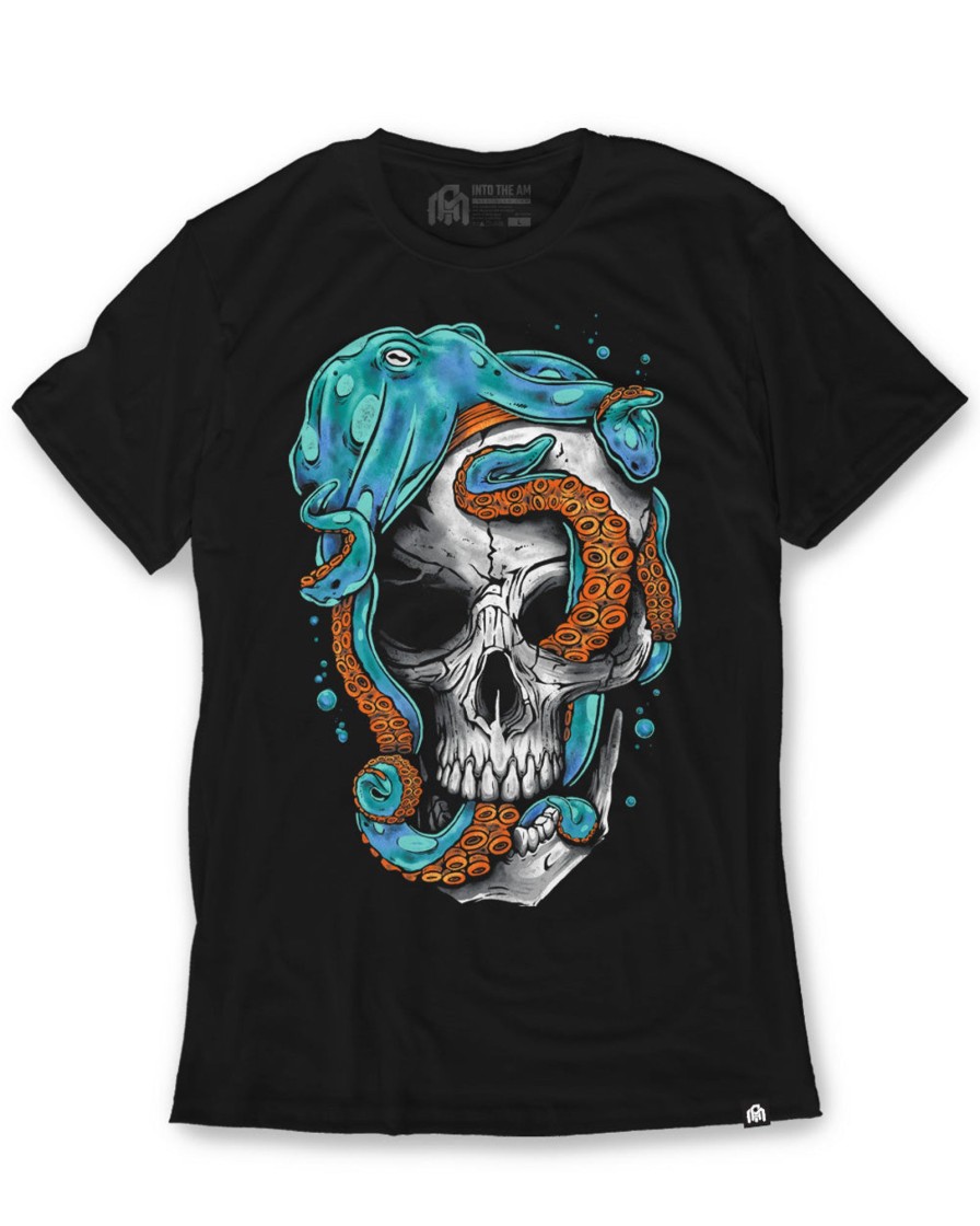 Tops INTO THE AM | Death Grip Tee Black