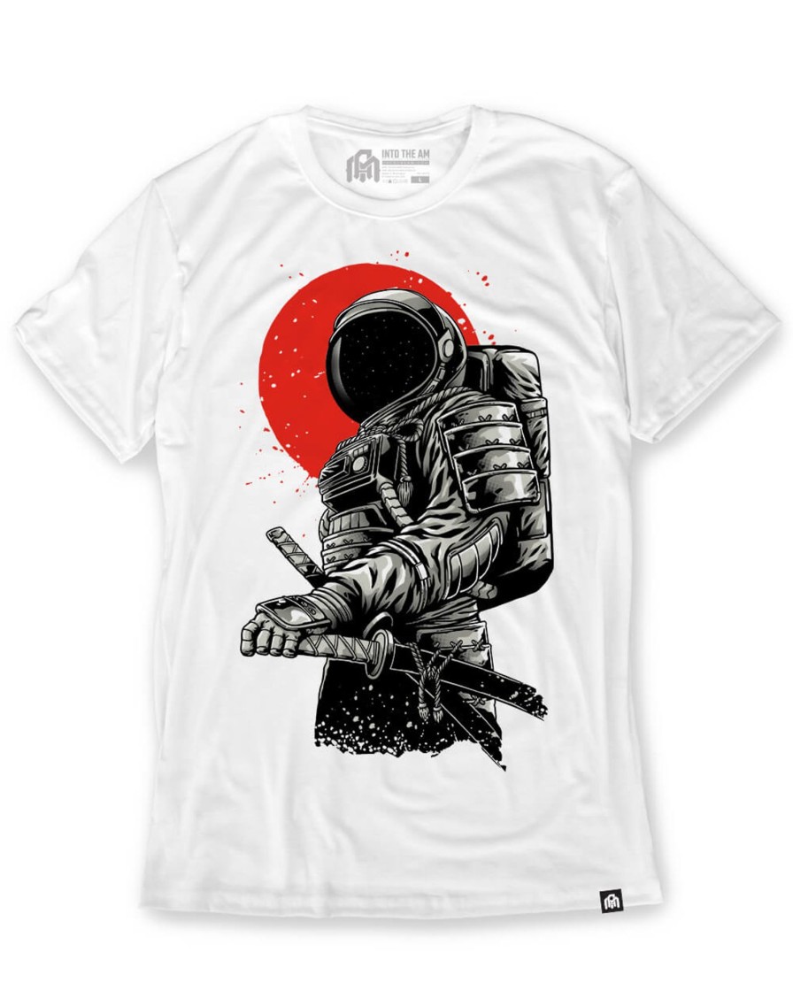 Tops INTO THE AM | Astro Samurai Tee White