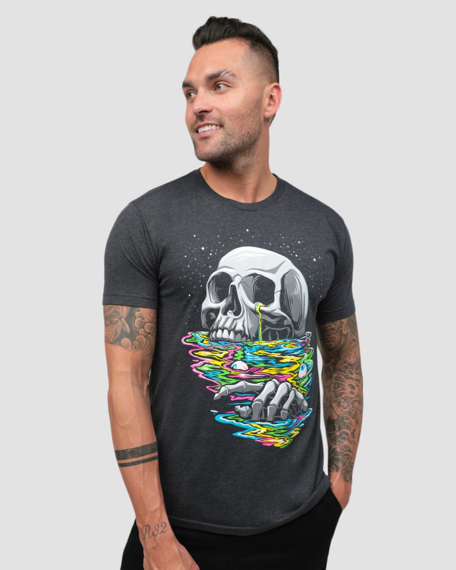 Tops INTO THE AM | Death Wading Tee Charcoal