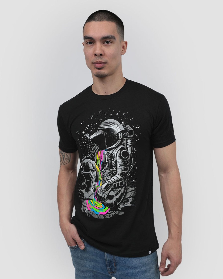 Tops INTO THE AM | Galactic Wisdom Tee Black