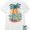 Tops INTO THE AM | Pineapple Paradise Tee White