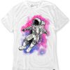 Tops INTO THE AM | Nebula Dreams Tee White