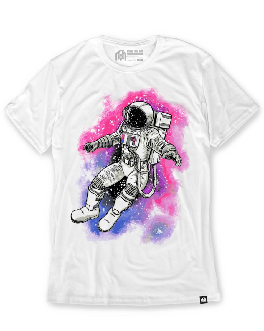 Tops INTO THE AM | Nebula Dreams Tee White