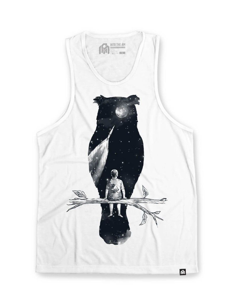 Tops INTO THE AM | Dreamer Tank White