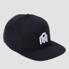 Accessories INTO THE AM | Basic Am Snapback Hat Black