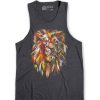 Tops INTO THE AM | Fractal Beast Tank Charcoal