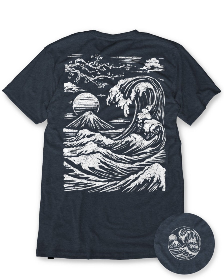 Tops INTO THE AM | Ancient Swell Tee Navy