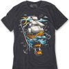 Tops INTO THE AM | Anchors Away Tee Charcoal