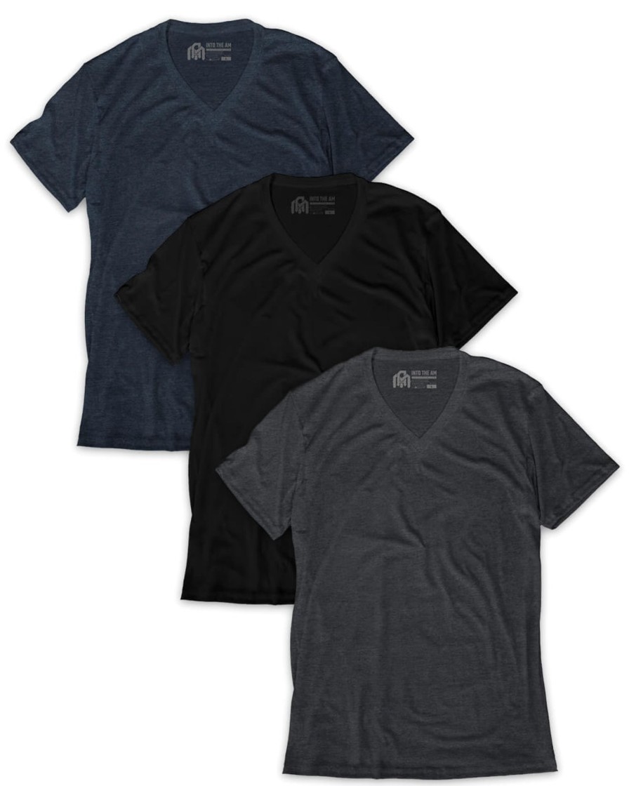 Tops INTO THE AM | V-Neck Tee - Non-Branded