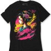 Tops INTO THE AM | Neon Geisha Tee Black