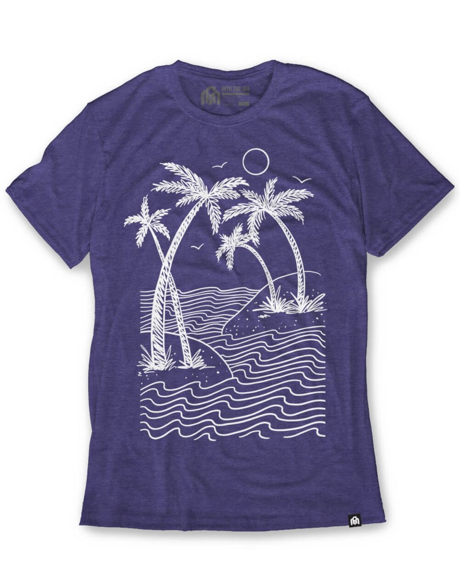 Tops INTO THE AM | Paradise Bay Tee Purple