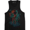 Tops INTO THE AM | Universal Love Glow-In-The-Dark Tank Black