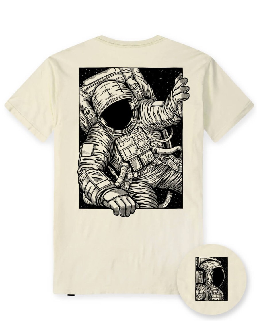 Tops INTO THE AM | Space Escape Vintage Tee Vintage Natural