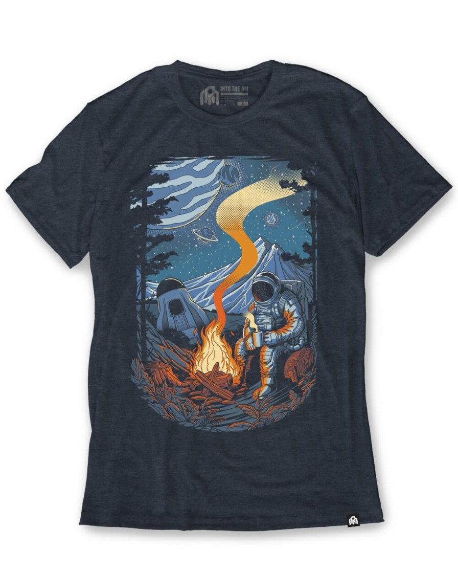 Tops INTO THE AM | Cosmic Camp Tee Navy